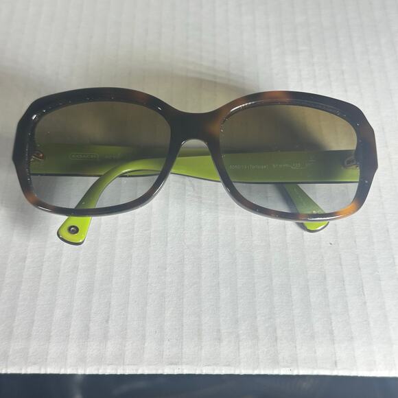 Coach HC8001 Emma 5052/13 Tortoise Sunglasses 57-17-135 Rx Ready Oversized - Picture 12 of 16